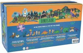 60 Parça Yer Yapbozu Dinazor resmi